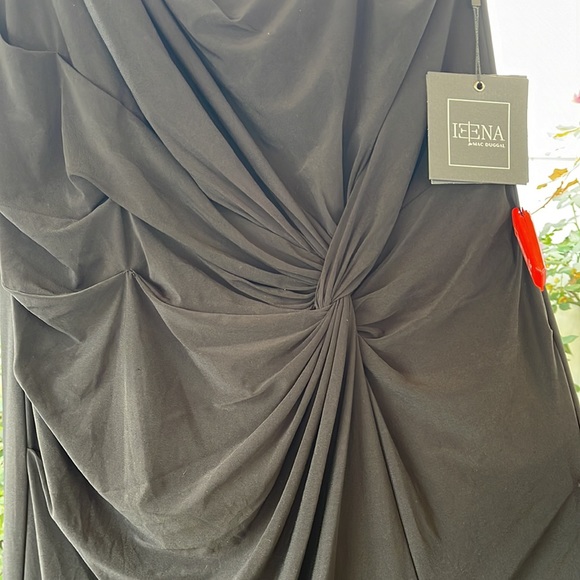 Mac Duggal - One Sleeve Beaded Cuff Side Twist Gown - Black 14 - Picture 4 of 16